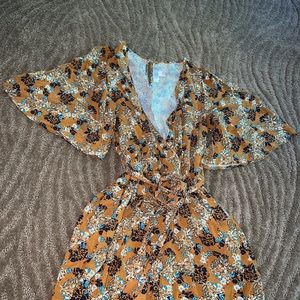 floral jumpsuit/romper